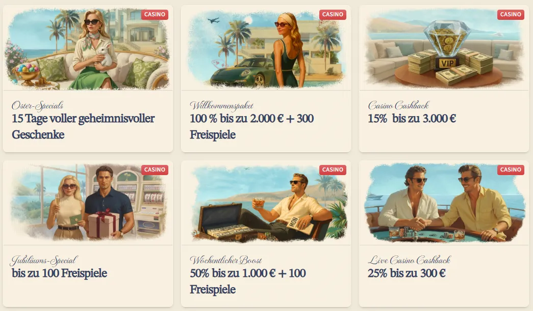 vip luck casino bonus